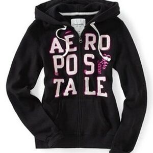 Aeropostale Women's Black Hoodie